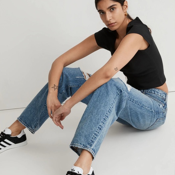 Madewell The Dadjean in Brockport Wash: Ripped Edition - Picture 6 of 16